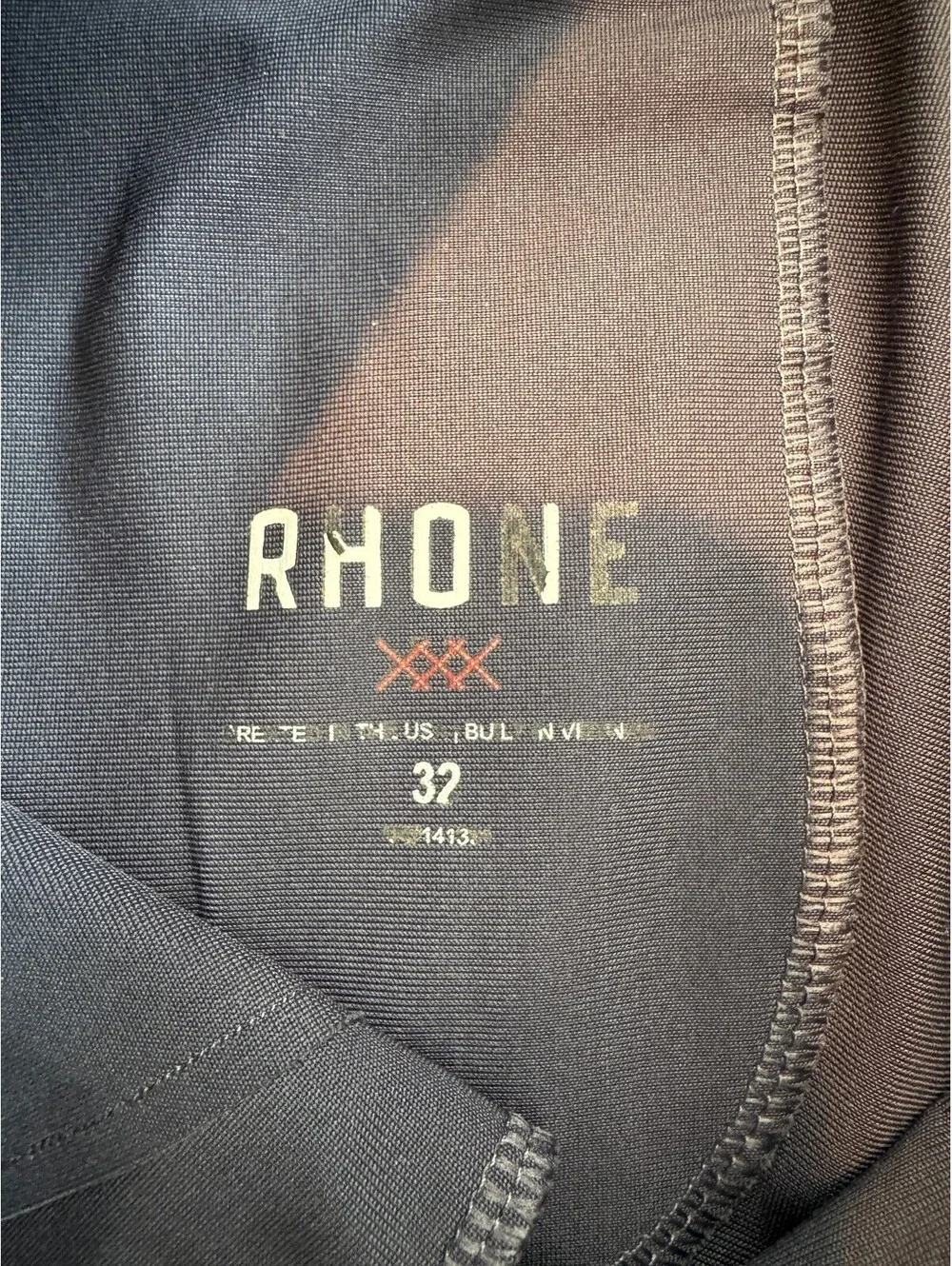Rhone Commuter Pants Gray Blue Performance Stretch Size 32